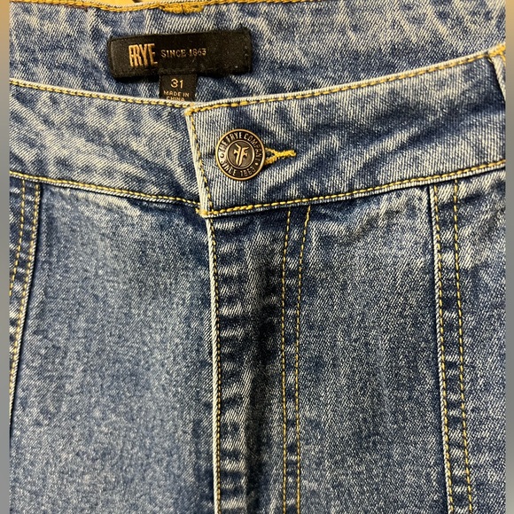 NWT Frye Wide-leg Flare Vintage Wash Blue Jeans 31 - Picture 7 of 11